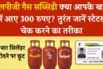 LPG gas सब्सिडी आ गई है आपके खाते में यहाँ जानिए कैसे करें स्टेटस चेक और कब मिलेगा पैसा