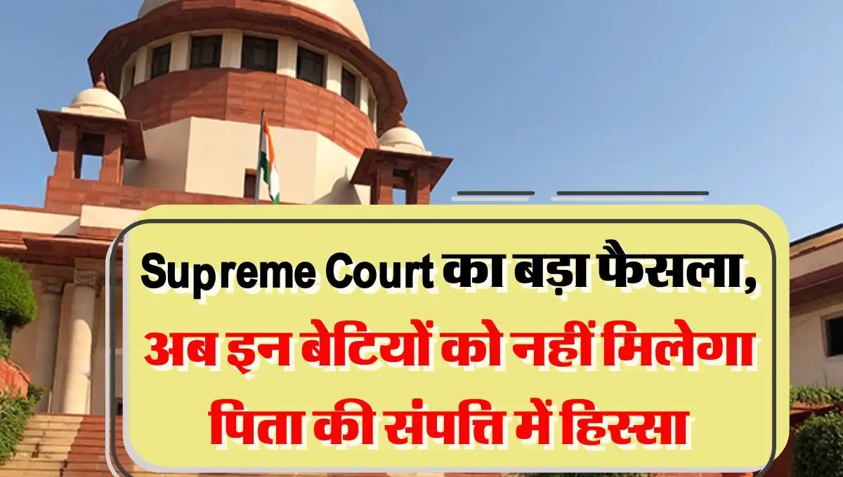 संपत्ति में अब बेटी को मिलेगा बराबरी का हक कोर्ट का revolutionary decision