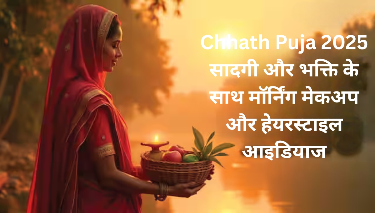 Chhath Puja 2025: सादगी और भक्ति के साथ मॉर्निंग मेकअप और हेयरस्टाइल आइडियाज