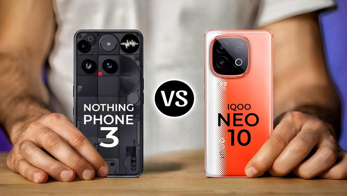 Nothing Phone 3 बनाम iQOO Neo 10: 2025 की मिड-रेंज दुनिया में प्रदर्शन और डिजाइन का असली मुकाबला