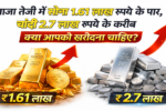 सोना 1.61 लाख रुपये के पार