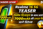 Realme 16 5G Teaser
