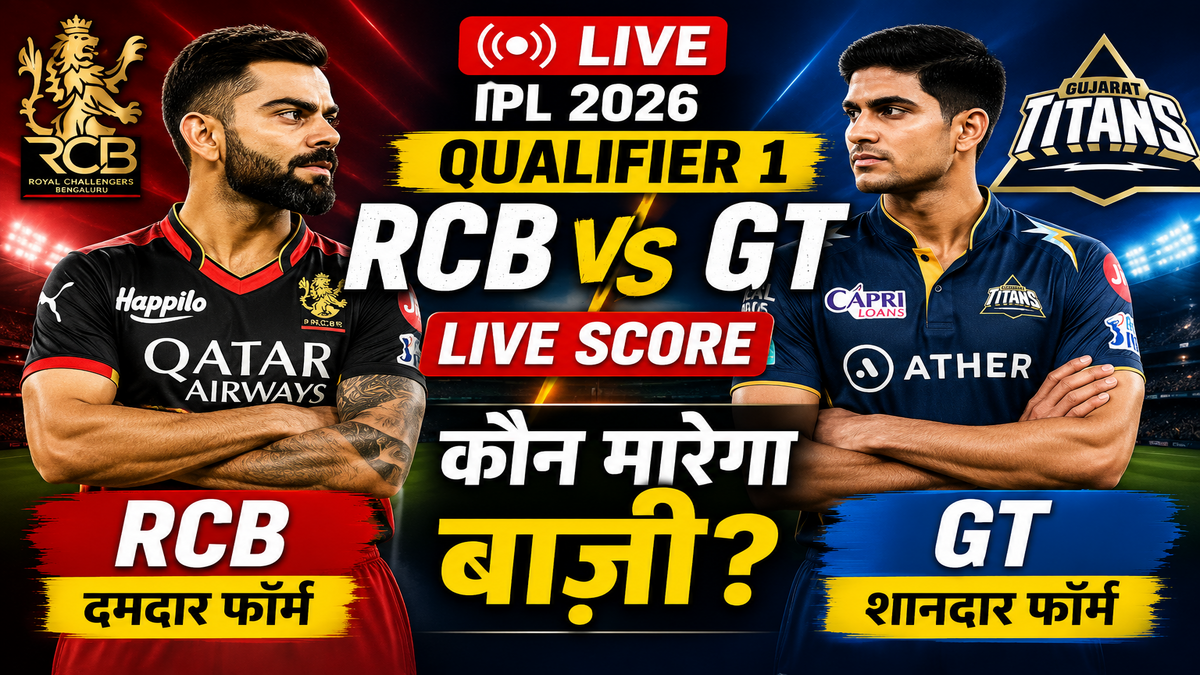 RCB vs GT Live Score